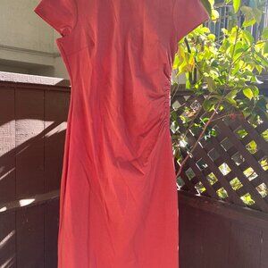 Womens lovely pumpkin color Boden dress in size 8P